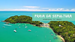 Praia Da Sepultura  Bombinhas  SC  4K Vídeo [upl. by Seldon238]