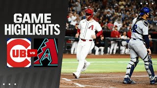 Cubs vs Dbacks Game Highlights 41524  MLB Highlights [upl. by Eduam]