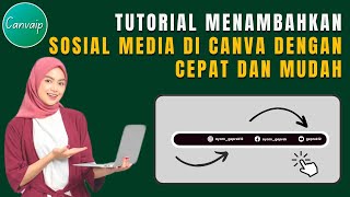 Tutorial menambahkan sosial media di canva dengan cepat dan mudah [upl. by Pucida11]