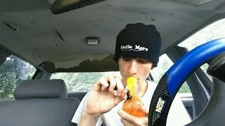 Smoking Weed With My New Glass Water Bong HOTBOX [upl. by Sesiom]