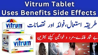 Review of Vitrum tablets minerals and vitamins medicines [upl. by Asilenna761]