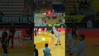 20230228 Kaohsiung 17LIVE Steelers PLG 林書豪 Jeremy Lin 賽前熱身投籃 ft 王柏智 投籃（Slowmo） [upl. by Slavic]