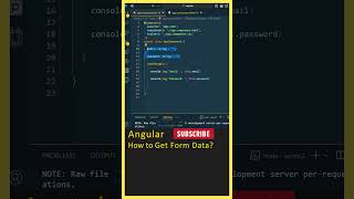 Angular Tutorial How to Capture Form Data UI angular course Angular In Telugu Frontend shorts [upl. by Epner804]