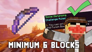 BEDWARS quotSocial Distancingquot CHALLENGE GUIDE  Hypixel Minecraft [upl. by Idarb]