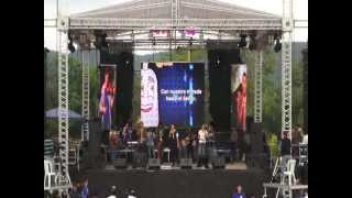 HIMNO TEMA CONECTADOS CON JESUS EN VIVO CAMPOREE NIRGUA 2013 [upl. by Coussoule305]