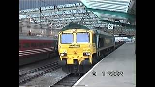 Traction variety at Carlisle 21 years ago 9th January 2002 [upl. by Mikes451]