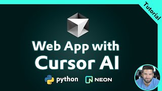 Build your first Web App with Cursor AI Python Virtual Machines and Neon Postgres [upl. by Staley924]