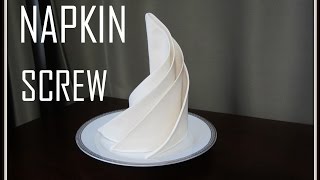 Napkins Folding Screw Napkin [upl. by Lou]