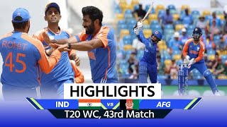 IND vs AFG Highlights India vs Afghanistan Match Highlights  Full Highlights  Rohit Sharma [upl. by Lennad41]