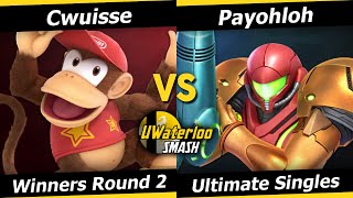 UWaterloo SSBU W24w11 Winners Round 2  Cwuisse Diddy Kong Villager vs Payohloh Samus [upl. by Lief]