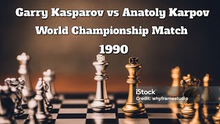 Garry Kasparov vs Anatoly Karpov World Championship Match 1990 [upl. by Zabrina477]