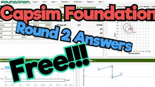 935 Capsim Foundation Round 2 answers 2024MUST WATCH FIRST [upl. by Yentruocal]