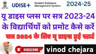 UDISE PLUS PAR PROGRESSION ACTIVITY MODULE ME STUDENTS KO PROMOT KAISE KARE [upl. by Calia]