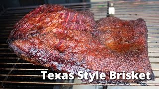 Texas Style Brisket  Smoked Brisket Recipe with Red Butcher Paper on Ole Hickory Pits Smoker [upl. by Lobel]