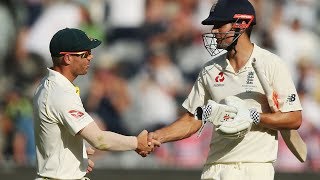 Standing ovation Every member Australia team shakes Alastair Cooks hand after double hundred [upl. by Ogdon]