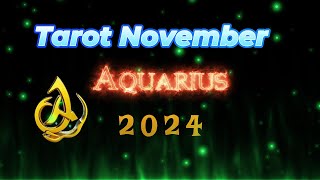 ♒ ВОДОЛЕЙ  AQUARIUS ☘️ Таропрогноз на Ноябрь 2024 Карьера Деньги Любовь и Здоровье [upl. by Kciredohr]