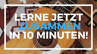 Gitarre lernen  Zusammen  Fanta 4 amp Clueso Gitarren Tutorial deutsch Mein Gitarrenlehrer [upl. by Carberry331]