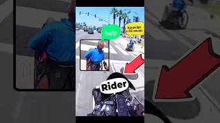 Rider help 🙏🫶riderhelp bikeriding viralvideo shorts [upl. by Walling]