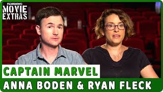 CAPTAIN MARVEL  Onset Interview with Anna Boden amp Ryan Fleck quotDirectorsquot [upl. by Hebert]