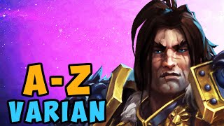 Varian A  Z  Heroes of the Storm HotS Gameplay [upl. by Gusty]