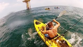 Ocean Kayak Oil Rigs and Scuba [upl. by Clark]