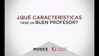 ¿Qué características tiene un buen profesor  Reflexiones Compromiso de Educar [upl. by Cynthia]