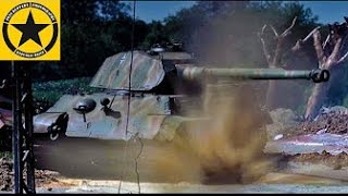 Königstiger in schwerem Gefecht mit M26 Pershing Westfront 1945 RC Tank Battle [upl. by Nylodnew]