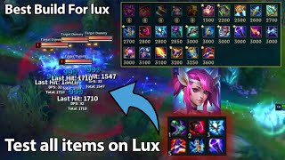 LUX has aPERFECT NEW BUILD in S14 TEST ALL AP ITEMS ON LUX Everything u need to know in this video [upl. by Atiana]