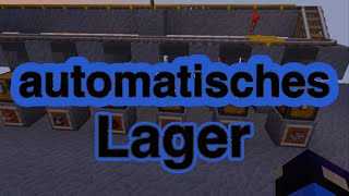 automatisches Lager in Minecraft Vanilla  Tutorial  PalmLP [upl. by Sabec]