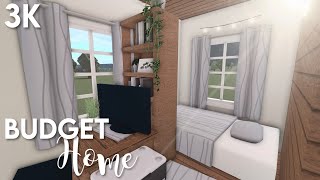 3k NoGamepass Budget Home  Bloxburg ROBLOX speedbuild [upl. by Aidil]