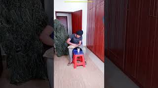 FUNNY VIDEO GHILLIE SUIT TROUBLEMAKER PRANK try not to laugh Family The Honest Comedy Busy Fun Ltd 8 [upl. by Alleira]