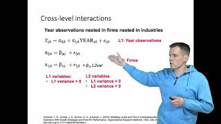 Crosslevel interactions [upl. by Deutsch]