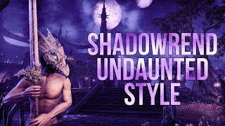 ESO Shadowrend Undaunted Style  Preview of the Shadowrend Outfit Style for The Elder Scrolls Online [upl. by Nylle]