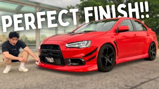 HOW TO Properly Paint Polyurethane Body Parts  Evo X Voltex Style Lip [upl. by Dulce87]