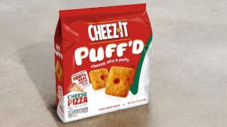 CheezIt Puffd Cheese Pizza Review 🧀🔥 [upl. by Truelove570]