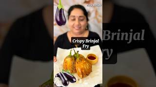 Crispy Brinjal 🍆Fry😍👌🏻🤤 brinjalfry malluvlogz [upl. by Ruamaj]