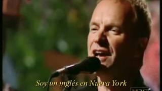 Sting  Englishman In New York HD live subtitulos en español [upl. by Amyaj9]