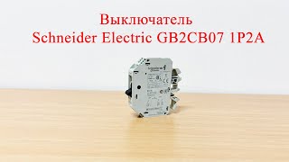 Выключатель Schneider Electric GB2CB07 1P2A [upl. by Krucik]