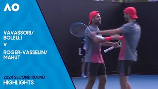 BolelliVavassori v MahutRogerVasselin Highlights  Australian Open 2024 Second Round [upl. by Godden807]