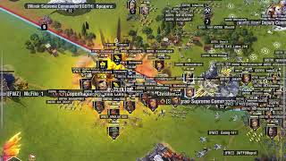 CRAZY MASSIVE WAR GOTH VS FWZ 😈  ROME LEGENDARY I  WARPATH [upl. by Vala]