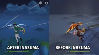 Sumeru Comparison Before And After Inazuma Update Genshin Impact 21 [upl. by Yffub32]