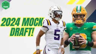 2024 NFL Mock Draft Updated Draft Order [upl. by Yrdua981]