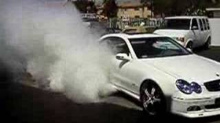 CLK 500 Burnout [upl. by Nonnaehr]