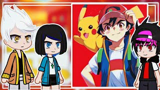 Pokemon horizons react to Ash ketchum All parts [upl. by Len]