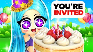 Lunars SURPRISE Birthday Party in Roblox [upl. by Chapland]