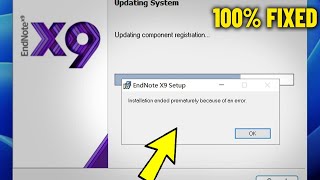 Installation ended prematurely because of an error in Windows 11  10  8  7  How To Fix install ✅ [upl. by Yliak]