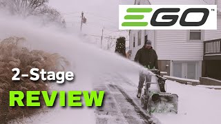 EGO 24in 2Stage Snow Blower  REVIEW and TEST in the SNOW [upl. by Aram]