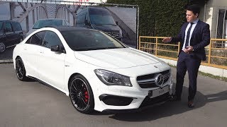 NEW Mercedes CLA 45 AMG  FULL Review BRUTAL Drive Sound Interior Exterior [upl. by Irra]