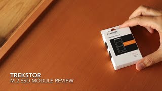 TREKSTOR M2 SSD MODULE Review [upl. by Duwalt743]