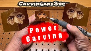 Easy Eyes Power Carving with KutzallDremel 4000 [upl. by Anoet]